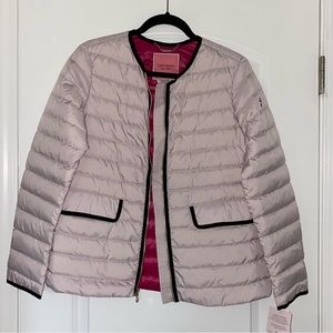 Kate spade packable pink puffer jacket